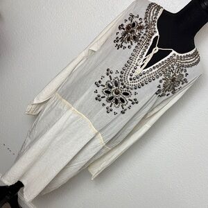 784  NWT Michael Kors Gold Label Beaded Outerwear. SzL